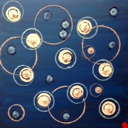 Roberta Bissoli - Emotional Drops Blue - 2014