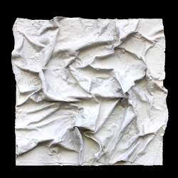 Paola Romano (2010) Monocromo Bianco 100x100cm